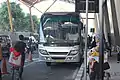 DAMRI Airport bus bound for Purabaya Terminal, Juanda International Airport