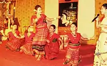 Hajong dancers of Assam.