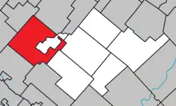 Location within Les Sources RCM.