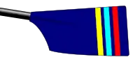 Image showing the rowing club's blade colours