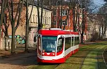 71-631 tram in Daugavpils