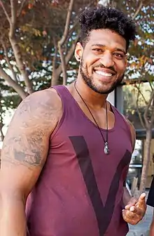 David Carter at a vegan festival in Oakland