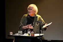 David Meltzer speaking at Beyond Baroque Literary Arts Center, Venice, California in 2007