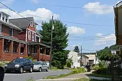 Residential neighborhood on David Street