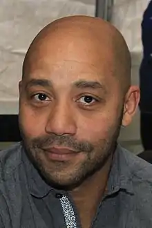 Wright at the 2016 Texas Book Festival.