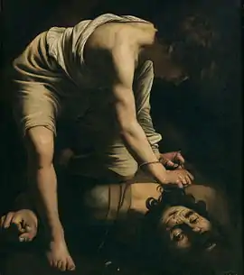 Caravaggio, David and Goliath