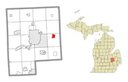 Location within Genesee County