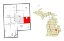 Location within Genesee County