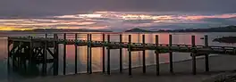 Dawn at the Magazine Bay Wharf