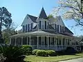 One of the historic homes in the city's historic district