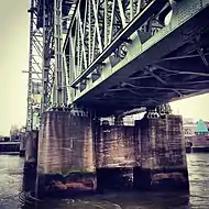 Underside of the bridge