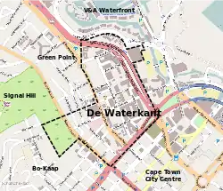 Street map of De Waterkant