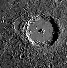 Debussy crater at a high incidence angle (79.3)