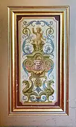 Baroque Revival - Arabesque panel in the Napoleon III Apartments of the Louvre Palace, unknown painted and designer, c.1860