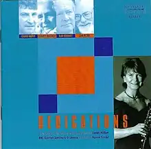 Cover of the album Dedications (Four British Clarinet Concertos Composed For Janet Hilton), BBC Scottish Symphony Orchestra (2000)