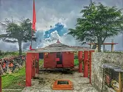 Temple of Goddess Diba at the summit