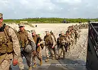 Marines stationed at Camp Lejeune, 2008