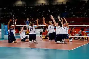 Image 9Variants: Sitting volleyball at the 2012 Paralympics