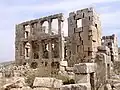 Panoramic view of some of the ruins.