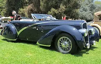 1936 Delahaye 135 Disappearing Top Convertible