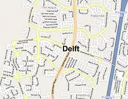 Street map of Delft