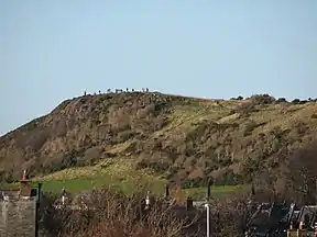 People on Craiglockhart Hill