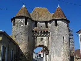 The medieval Porte de Champagne gate