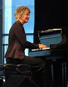 Dena DeRose at the Litchfield Jazz festival in 2009, taken by Ed Newman