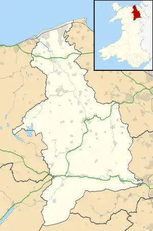 Nantglyn is located in Denbighshire