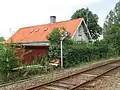 The closed-down station in Sørup, north of Svendborg.