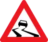 A31: Slippery road