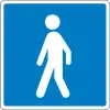 E21.2: Recommended route for pedestrians