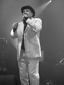 Dennis Alcapone performing in 2006.