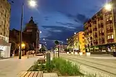 Pedestrian zone on Sikorski Street