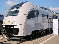 … Siemens Desiro ML with a crash-optimized headshape