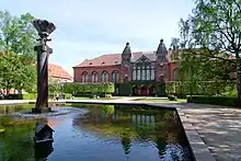 Royal Danish Library, Old Building, seen from the Library Garden