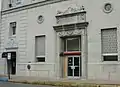 Detail of entrance to Citizens National Bank Building, August 2009