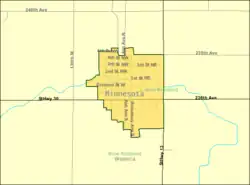 Detailed map of New Richland, Minnesota