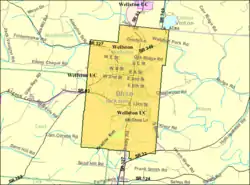 Detailed map of Wellston