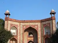 The Western Facade of the West Gate at Humayun's Tomb