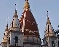 The dome of Sri Devananda Gaudiya Math.