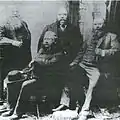 Four of the sons of James Devlin. Left to Right. James Devlin (Junior) (1832-1906); William Devlin (1842-1903); Arthur Albert Devlin (1844-1907); Matthew Henry Devlin (1839-1910)