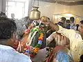 Devotees offering prayers on the Mahashivratree festival.