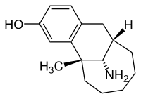 Chemical structure of dezocine.