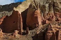 Caves where Guru Rimpoche eviscerated a demoness, the Balmo