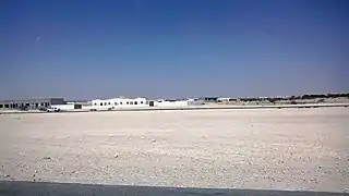 View of Al Nasranniya from Dukhan Highway.