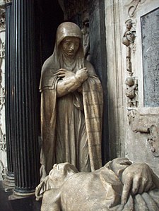 Diane de Poitier, kneeling by the corpse of husband, Louis de Brézé