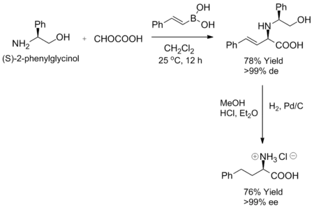 stereoselective alpha amino acids