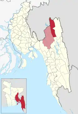 Location of Dighinala