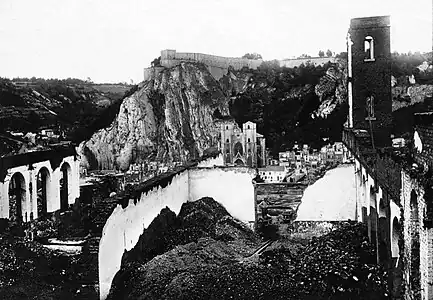 The ruins of Belle-vue College